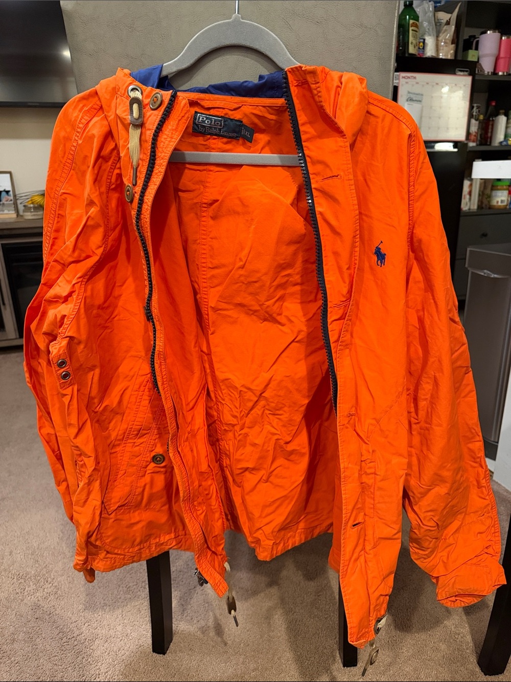 Polo by Ralph Lauren Orange Hooded Jacket